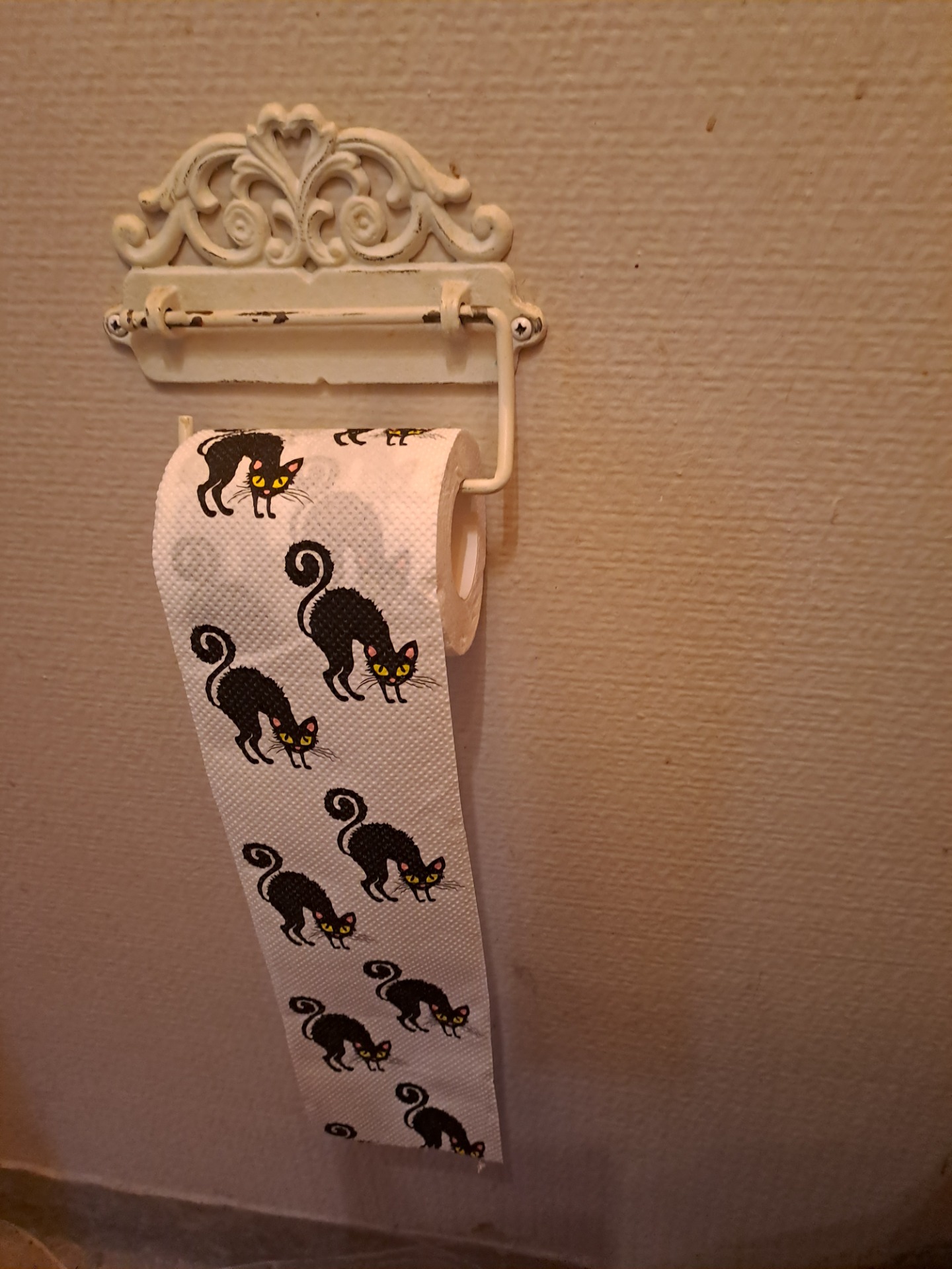 Tämän vuoden halloween- juhlinta/ koristelu rajoittui vessapaperiin 🎃😄 Kävimme toki kartanon kauhupolulla ja sen jälkeen kaakaobaarissa herkuttelemassa mutta muuten emme sitä viettäneet. Ei ollut kissanhienkakkua ja sormen pätkiä niin kuin aiempina vuosina