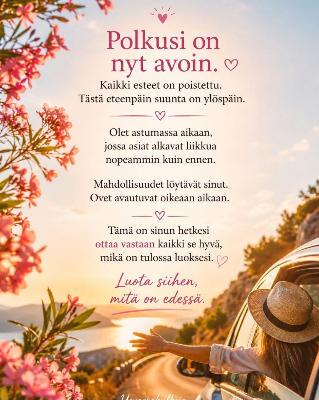 Tähän mä luotan ❤️ edessä on pakosti oltava paremmat ajat